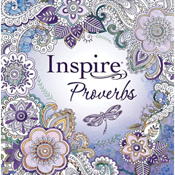Tyndale Inspire: Proverbs (Softcover): Creative Coloring Bible, Includes Entire Book of Proverbs, Co...