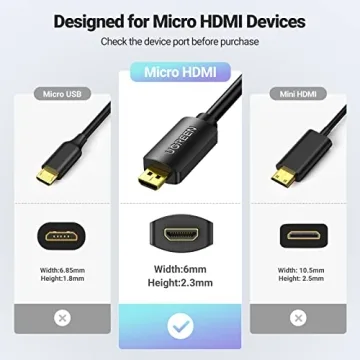UGREEN Micro HDMI to HDMI Adapter - 4K Ready and Versatile