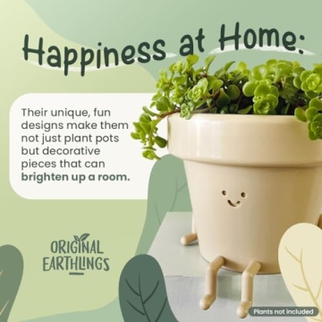 Cute 3.5 Inch Planter with Drainage for Plant Lovers