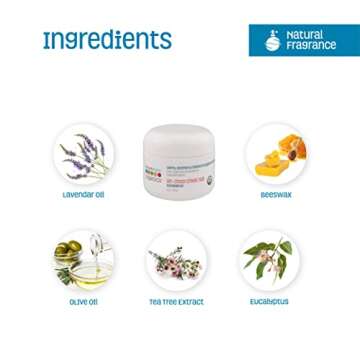 Nature's Baby Organics Ah-Choo! Chest/Cold/Vapor Rub, Eucalyptus, 2 oz. | Soothing Breathing Relief for Babies, Kids, & Adults! Natural for Sinus Congestion & Flus| No Synthetics, Glutens, Parabens