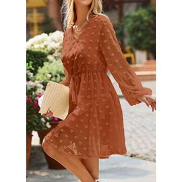 KIRUNDO Women's Flowy Mini Dress - Chic Spring Summer Style