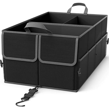 EPAuto Trunk Organizer - 3 Compartment Storage Solution