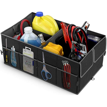 EPAuto Trunk Organizer - 3 Compartment Storage Solution