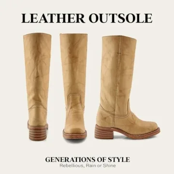 Frye Campus 14L Iconic Tall Leather Boots for Women