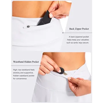 Stylish G Gradual Pleated Tennis Skirt for Women With Pockets