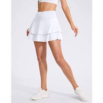 Stylish G Gradual Pleated Tennis Skirt for Women With Pockets