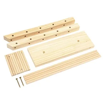 Juvale Wooden Eyewear Holder for 10 Pairs of Glasses Display