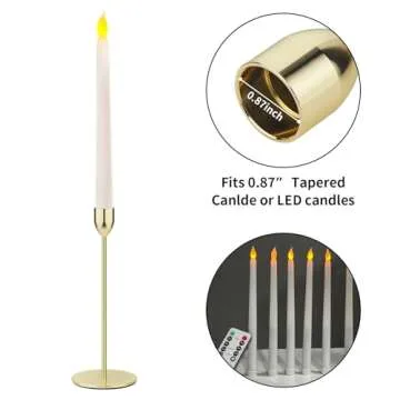 Elegant Ohtomber Gold Candle Holders for Every Occasion