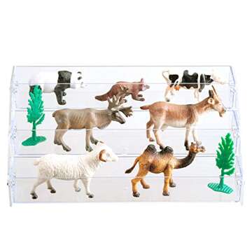 Kihor Acrylic Spice Rack, Tiered Spice Rack Shelf Seasoning Organizer for Countertop, Cabinet, Pantry, Kitchen Storage - 3 Tier