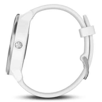 Garmin 010-01769-21 Vivoactive 3, GPS Smartwatch with Contactless Payments and Built-in Sports Apps, White/Silver