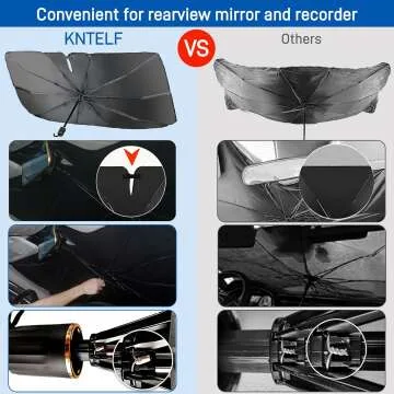 5 Layers UV Protection Car Sun Shade Umbrella