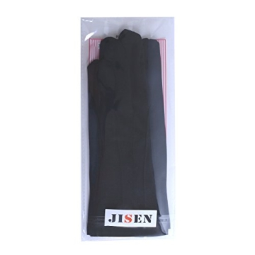 JISEN Men Police Tuxedo Gloves for Formal Events