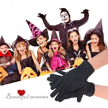 JISEN Men Police Tuxedo Gloves for Formal Events