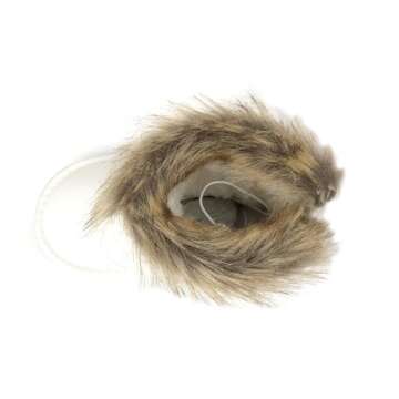 REDVOLUTION Kids Boots Toddler Girls Cute PomPom Snow Boot (490 white, numeric_7)