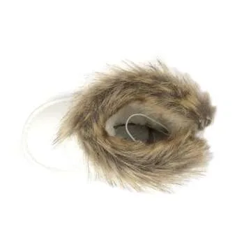 REDVOLUTION Kids Boots Toddler Girls Cute PomPom Snow Boot (490 white, numeric_7)