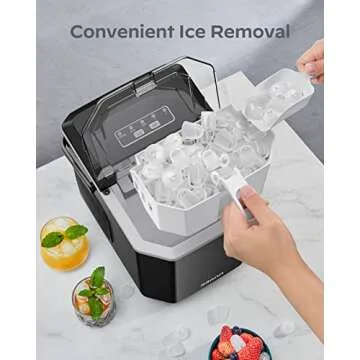 Silonn Portable Ice Maker – Compact Nugget Ice Machine