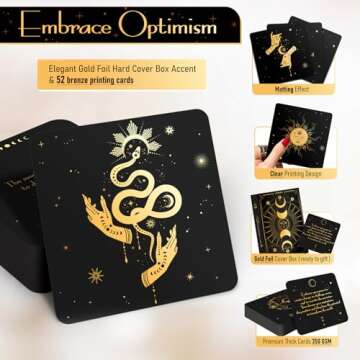 Hihealer Positive Affirmations Cards for Women, 52 Daily Motivational and Inspirational Cards, Mindfulness and Meditation Cards, Self-Care Gifts for New Moms and Women