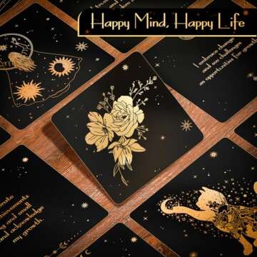 Hihealer Positive Affirmations Cards for Women, 52 Daily Motivational and Inspirational Cards, Mindfulness and Meditation Cards, Self-Care Gifts for New Moms and Women