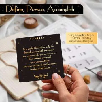 Hihealer Positive Affirmations Cards for Women, 52 Daily Motivational and Inspirational Cards, Mindfulness and Meditation Cards, Self-Care Gifts for New Moms and Women