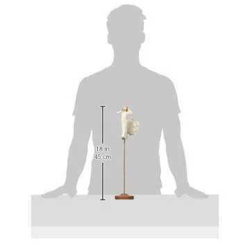 Willow Tree Song of Joy Angel, Singing Soaring All in Universal Harmony, Elevated Angel for Display with Nativity, Gift for Baptism, First Communion or Confirmation, Sculpted Hand-Painted Figure