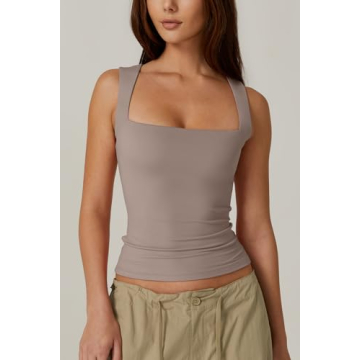 Stylish QINSEN Sleeveless Tank Top for Women