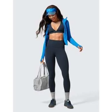 CRZ YOGA Womens Butterlift High Waisted Workout Leggings 25" - Pilates Gym Athletic Yoga Pants Buttery Soft True Navy Medium