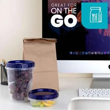 PlasticPro 32 oz 72 Pack Deli Containers - Reusable and Stackable