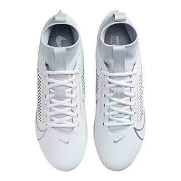 Nike Vapor Edge Pro 360 2 Men's Football Cleats White/Metallic Silver
