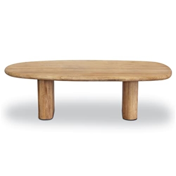 Stylish POLY & BARK Falun Mango Wood Coffee Table