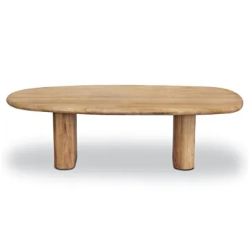 Stylish POLY & BARK Falun Mango Wood Coffee Table
