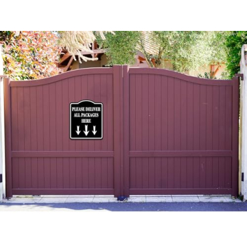 Please Deliver All Packages Here Sign - Durable & Stylish