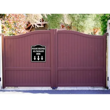 Please Deliver All Packages Here Sign - Durable & Stylish