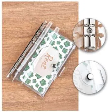 Lollipro Budget Binder - Small A6 Organizer with Cash Envelopes