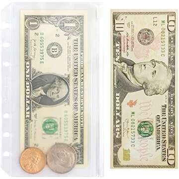 Lollipro Budget Binder - Small A6 Organizer with Cash Envelopes