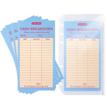 Lollipro Budget Binder - Small A6 Organizer with Cash Envelopes