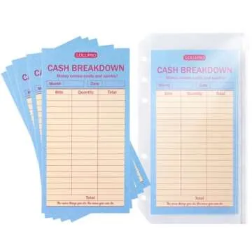 Lollipro Budget Binder - Small A6 Organizer with Cash Envelopes