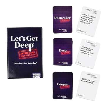 WHAT DO YOU MEME? Let's Get Deep: After Dark Expansion Pack by Relatable, Designed to Add on to The Let's Get Deep Core Game, Great for Couples Gifts, Wedding Registry Gifts, Includes 150 Cards