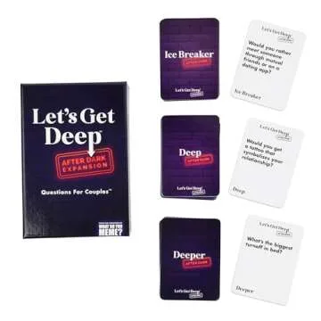WHAT DO YOU MEME? Let's Get Deep: After Dark Expansion Pack by Relatable, Designed to Add on to The Let's Get Deep Core Game, Great for Couples Gifts, Wedding Registry Gifts, Includes 150 Cards
