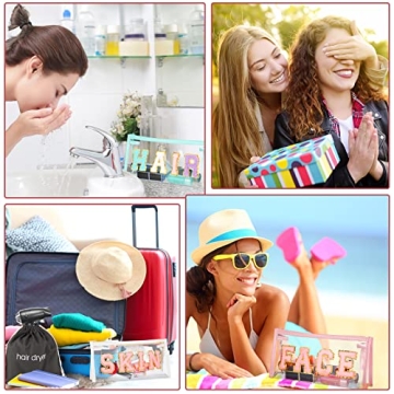 Stylish 3 Pcs Waterproof Beach Bag Organizer Set