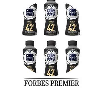 Fairlife Core Power High Protein Milk Shake, Natural Flavor Ready to Drink Protein Shake Distributed by Forbes Premier, 42gm (Vanilla flavor, Pack of 6 Bottles)