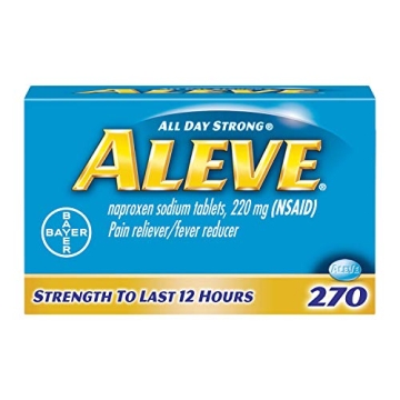 Aleve Caplets, Naproxen Sodium 220 mg (NSAID), Pain Reliever/Fever Reducer, #1 Orthopedic Surgeon Re...
