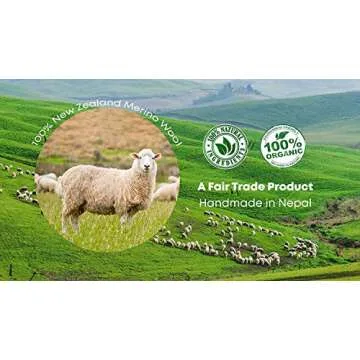 Wool Dryer Balls 3" XL 100% New Zealand Wool Organic Reusable Natural Fabric Softener Hypoallergenic Baby Safe and Unscented Chemical Free to Reduce Wrinkles & Static Cling, Shorten Drying Time -6Pack