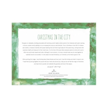 Galison Christmas City Puzzle 1000 Pieces - Family Fun