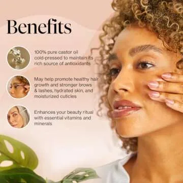 Kitsch Organic Castor Oil for Natural Beauty & Hair Growth