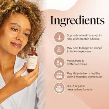 Kitsch Organic Castor Oil for Natural Beauty & Hair Growth