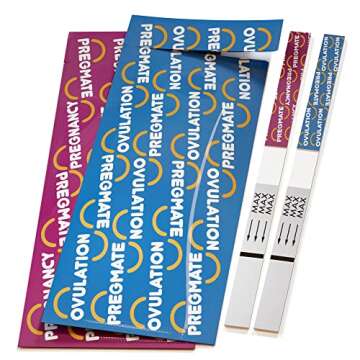 Pregmate 100 Ovulation and 20 Pregnancy Test Strips – Accurate Fertility Tracking