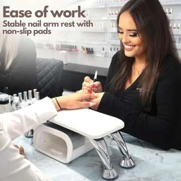 Sorreni Nail Arm Rest - Detachable Non-Slip Hand Holder