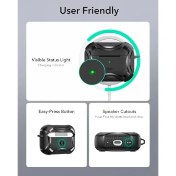 ESR AirPods Pro 2nd Gen Case with Magnetic Lid