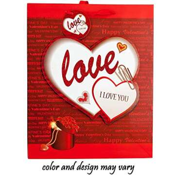 Valentine's Day Gift Basket | Teddy Bear Plush 11 Inches, Dozen Belgian Milk Chocolate Flower Roses Bouquet, Gift Bag & Card | For Her Wife Girlfriend Mother Daughter (Love)