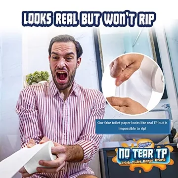 Hilarious Gagster No Tear Toilet Paper for All Ages